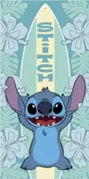 Disney Stitch Surfhandtuch Blau  Blau One Size