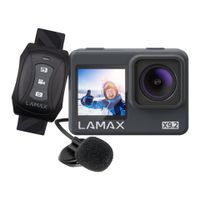 Lamax X9.2, Actioncam, 4K/60fps Videoaufnahme, 2″-Touchdisplay, Stabilisierung, Wi-Fi, externes Mikrofon, 16 MPx Fotos, komplettes Zubehör inklusive