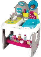 Smoby Tierarzt Klinik - Erste-Hilfe-Fach, Plüschkatze und Plüschhamster, Spritze, Thermometer