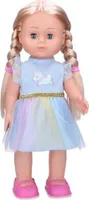 Wiky ...jednoduše radost Eliška Laufpuppe 41 cm, blaues Kleid