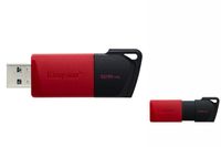 Kingston USB-Stick DataTraveler Exodia M - USB 3.2 Gen 1 (3.1 Gen 1) - 128 GB - Schwarz/Rot