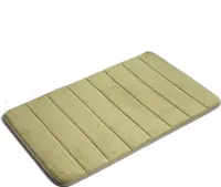 Grün Badematte,Memoryschaum Badteppich rutschfest,40 x60 cm Maschinenwaschbare Badematte, Badvorleger mit Wasserabsorbierenden, Weichen Mikrofasern für Badewanne, Dusche und Badezimmer