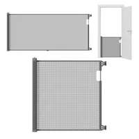 TULANO Guardian 1.8 | Treppenschutzgitter Türschutzgitter Kindergitter Gitter Haustier | Breitenverstellbar von 5 bis 180 cm | Grau