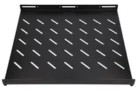 Extralink 1U 500mm Czarna półka 19", spot, do obudów o głębokości 800mm