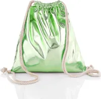 Glamexx24 Turnbeutel Rucksack Gymbag Gym Bag Jutebeutel Sportbeutel beuteltasche in verschiedene Farbe/Design-Farbe: Grun