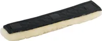 Lammfell Trensen Nasenschutz Lammfell mit Gummi 28 x 7 cm schwarz/natur
