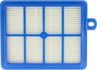 vhbw Staubsaugerfilter kompatibel mit AEG Air Max AAM 6125, 6126, 6127, 6128, 6129, 6120, 6121, 6122, 6123, 6124 Staubsauger - Abluftfilter Blau Weiß