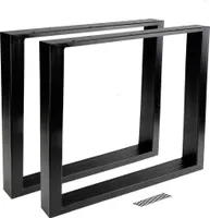 Montixx® 2er Set (1 Paar) Tischkufen& Tischbeine Tischuntergestell Möbelfüße B60 cm x H72 cm