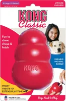 KONG Classic XL, rot - Kauspielzeug aus Naturkautschuk für Hunde