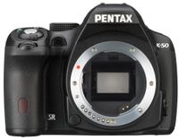 Pentax K-50 Kit 18-55 mm + 50-200 mm (schwarz