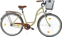28 Zoll Damen Mädchen City Fahrrad Bike Rad STVO Reflex Beige 1 Gang