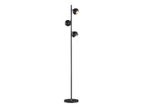 Trio Trio stojací lampa - Design - 3 světla - 155 cm - Černá