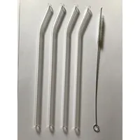 Gefu zestaw 4 szklanych słomek 23 cm G12704