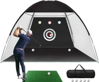 Buxibo – 15-teiliges Golfset – komplettes Geschicklichkeitstrainingsset für Anfänger und Fortgeschrittene