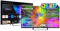 *OSTER SPECIAL* Rahmenloser 43“ (43 Zoll / 109 cm) QLED UHD Smart TV JTCSQ43U39430FL mit VIDAA Betriebssystem