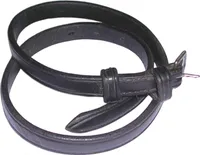 Kincade Leder Sperrriemen WB399 (Pony) (Schwarz)