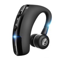 V9 Einohr-Bluetooth-Headset, BT4.1 | 270° drehbar | Mikrofon-Rauschunterdrückung für HD-Anrufe | Sprachwahl für eingehende Anrufe, Schwarz