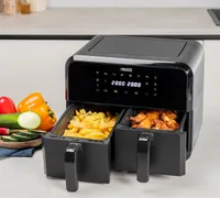 Princess 182068 Freidora de Aire Doble Cesta 8L 2400W