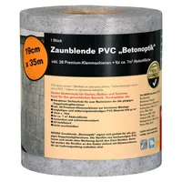 Sichtschutzstreifen Betonoptik 19cm x 35m 630gr/m
