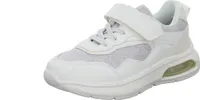 Sneakers Mädchen-Sneaker-Kletter Weiß-Silber, Farbe:weiß, EU Größe:33
