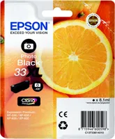 Epson C13T33614020 33XL Tintenpatrone schwarz foto Blister Radio Frequency, 400 Seiten 400 Fotos 8.1ml für Epson XP 530