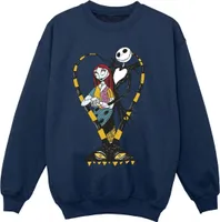 The Nightmare Before Christmas - Sweatshirt für Mädchen BI31230 (104) (Marineblau)