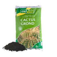 Culvita Kaktus- und Sukkulentenerde 5 Liter - Perfekte Blumenerde für Kakteen und Sukkulenten