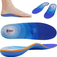 Einlegesohlen Fersensporn Memory-Schaum Sport Orthopädische Schuh 3D Einlage,Korrekturfunktion,Fußkomfort,Stoßdämpfung Sohlen,Größe L: 42-43