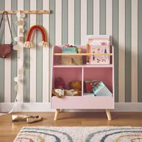 sweeek - Aufbewahrungsmöbel für Kinder, 2 Fächer - Rosa