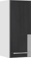 Vicco Hängeschrank Fame-Line, 30 cm, Anthrazit Hochglanz/Weiß