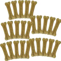 825g (25 Stück a 11 cm - je 33g) - Schecker Kauknochen - 1. Wahl - schwere Qualität sauber gepresst