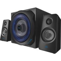 Trust GXT 628 2.1 Speaker Set Limited Edition 120W, Subwoofer, pulsierende blaue Beleuchtung, für PC, Wii, PS3 und Xbox 360