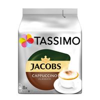 Tassimo Jacobs Cappuccino Classico | 8 T Discs, Kaffeekapseln