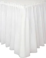 Tischverkleidung / Skirting weiß
