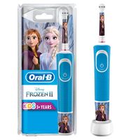 Oral-B Kids Frozen Elektrische Zahnbürste mit Disney-Stickern, für Kinder ab 3 Jahren, blau