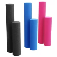 GORILLA SPORTS® Pilates Rolle - 90 x 15 cm, Weiche, Schaumstoff, Blau - Fitness Roller, Faszienrolle, Yoga-Schaumstoffrolle, Massagerolle