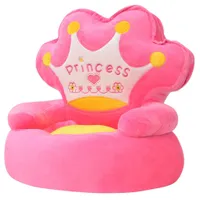 Plüsch-Kindersessel Prinzessin Rosa