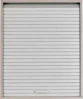 SIMMOB Küchenschrank Schrank Oberschrank Hängeschrank mit Rollladentür B 60 cm, Farbe:Aluminium