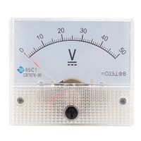 85C1 Zeiger DC Embedded Installation Mess Instrument Analogafel Voltmeter-50V