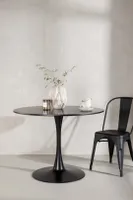 Glade Esstisch Ø100cm schwarz.