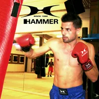 HAMMER Box-Set Pro, Boxsack 60 cm, Qualitäts-Nylon, hochwertige Boxhandschuhe