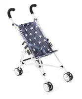 Bayer Chic 2000 - Mini-Buggy Roma, Puppenbuggy, Puppenwagen, Sternchen navy