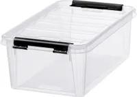 SmartStore Aufbewahrungsbox CLASSIC 5 3,6 Liter transparent / schwarz