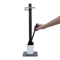 relaxdays WC-Garnitur GRAO anthrazit Metall