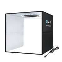 PULUZ Lightbox Mini-Fotostudio-Leuchtkasten mit 6 Farbhintergruenden Foto-Shooting-Zelt-Kit 80-teiliges LED-Licht Raum Faltbare Fotografie-Beleuchtung