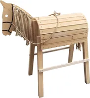 Holzpferd Größe: ca. 103 x 54 x 120 cm