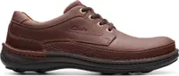 Clarks Nature Three - Dunkelbraun Glattleder Größe: 42 Normal