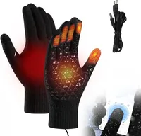 Beheizte Handschuhe, USB Beheizte Handschuhe für Männer und Frauen, Handschuhe mit Heizung, Handschuhe Heizung Stricken, Wärmende Handschuhe, Handschuhe mit einstellbarer Temperatur