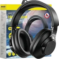 Awei Słuchawki Nauszne A997 Pro Anc Bluetooth Czarny/Black