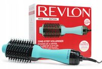 REVLON CERAMIC ONE STEP BLUE 2W1 rotierender Föhn und Lockenbürste